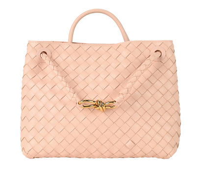 Medium Andiamo, £3,300, Handbags, Pink, Leather, Front view